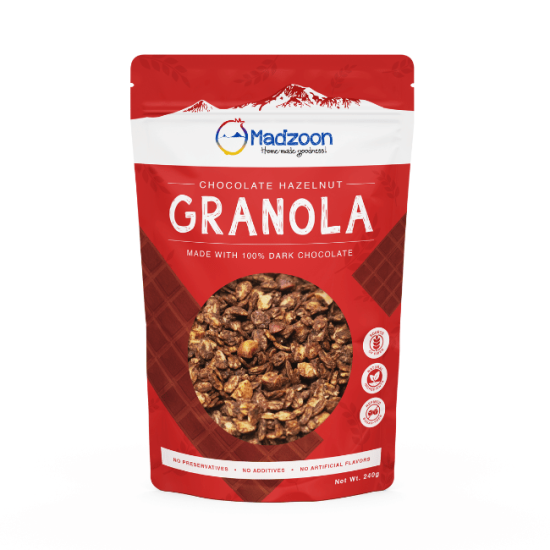 Dark Chocolate Hazelnut Granola (200g)